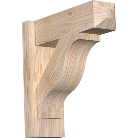 Ekena Millwork Funston Smooth Craftsman Outlooker, Douglas Fir, 5 1/2"W x 16"D x 16"H OUT06X16X16FST04SDF